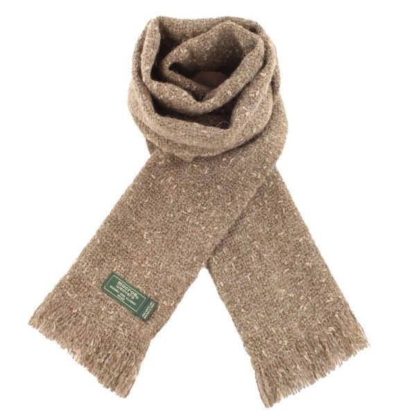 Mucros Weavers Alpaca Bouclé Scarf – Luxury Irish Wool