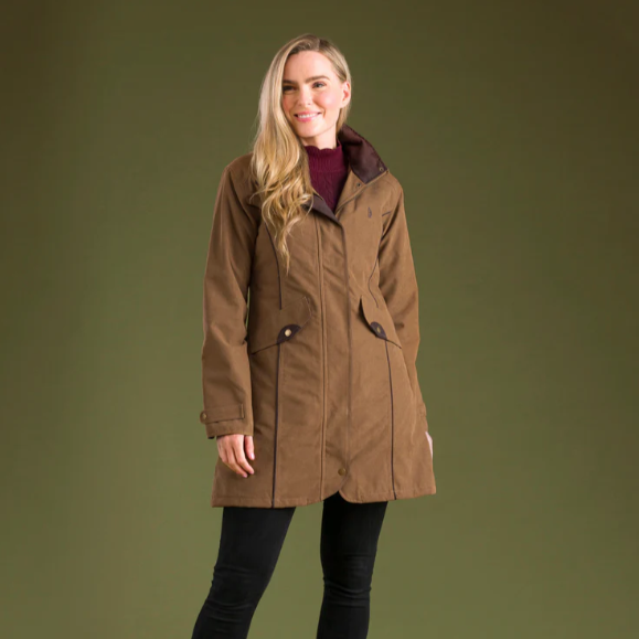 Una' 3/4 Length Waterproof & Windproof Jacket – Camel – The Celtic Una' 3/4 Length Waterproof & Windproof Jacket – Camel – The Celtic
