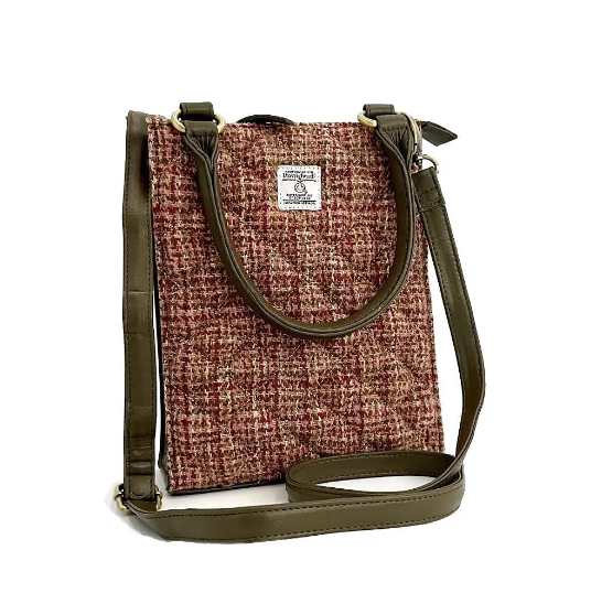 Harris Tweed® Quilted Mini Tote Bag – Classic Scottish Wool Handbag