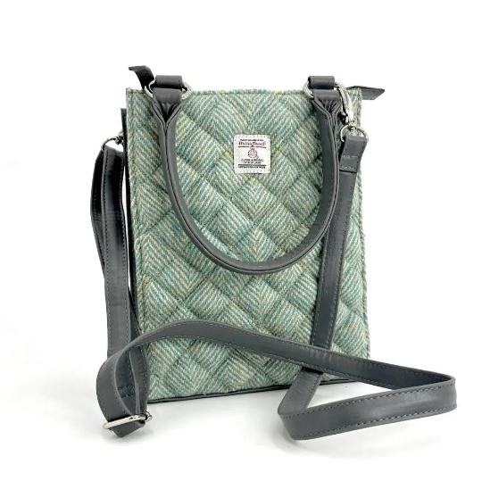 Harris Tweed® Quilted Mini Tote Bag – Classic Scottish Wool Handbag