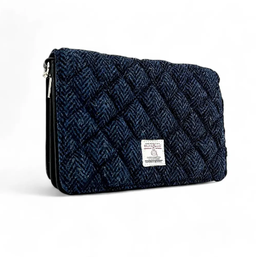 Harris Tweed® Quilted Shoulder Bag – Timeless Scottish Wool Handbag