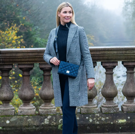 Harris Tweed® Quilted Shoulder Bag – Timeless Scottish Wool Handbag