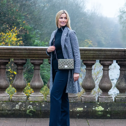 Harris Tweed® Quilted Shoulder Bag – Timeless Scottish Wool Handbag