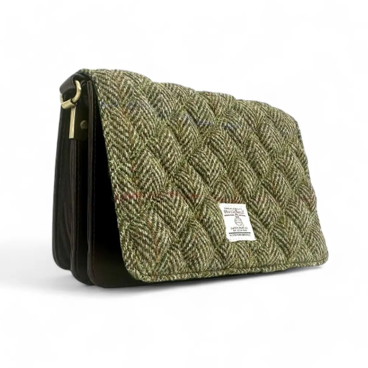 Harris Tweed® Quilted Shoulder Bag – Timeless Scottish Wool Handbag