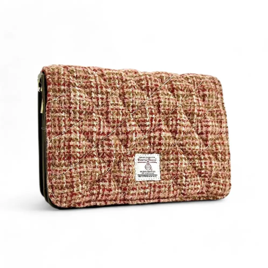 Harris Tweed® Quilted Shoulder Bag – Timeless Scottish Wool Handbag