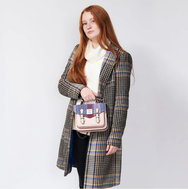 Islander® Small Calton Satchel with Harris Tweed®