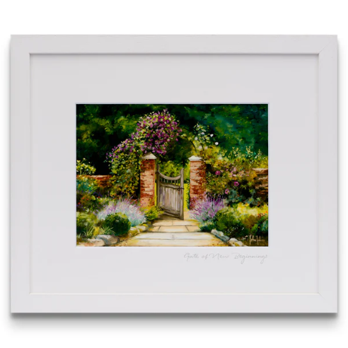 Blue Shoe Gallery “Gate of New Beginnings” Fine Art Print