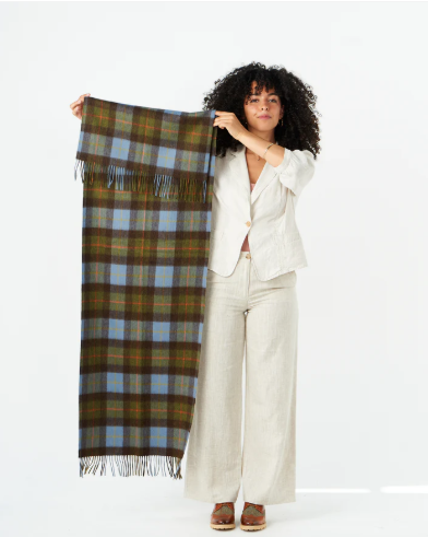 Tartan 100% Lambswool Large Scarf