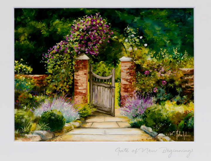 Blue Shoe Gallery “Gate of New Beginnings” Fine Art Print