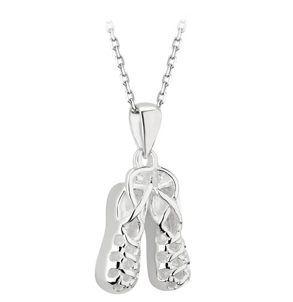 Sterling Silver Irish Dancing Poms Pendant