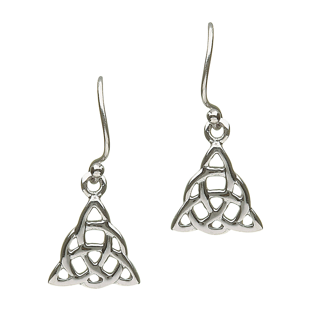 Sterling Silver Celtic Drop Earrings