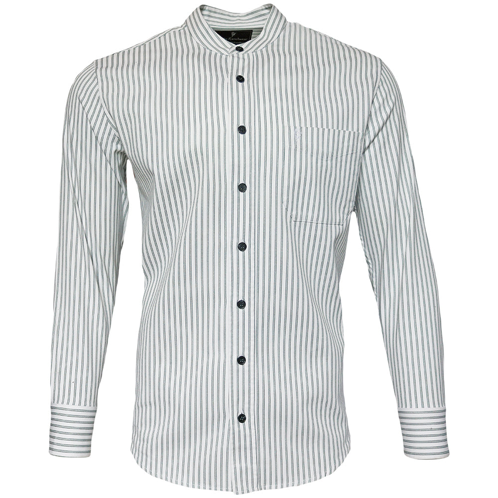 Celtic Ranchwear Green/White Stripe Grandfather Shirt