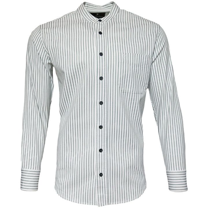 Celtic Ranchwear Green/White Stripe Grandfather Shirt