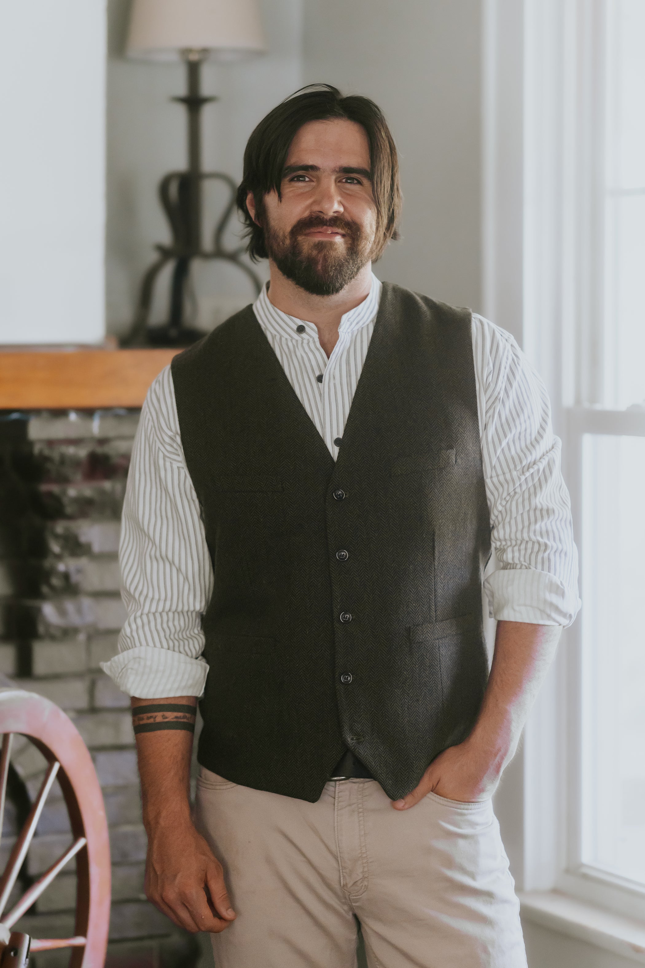 Celtic Ranchwear Mens Irish Wool Vest