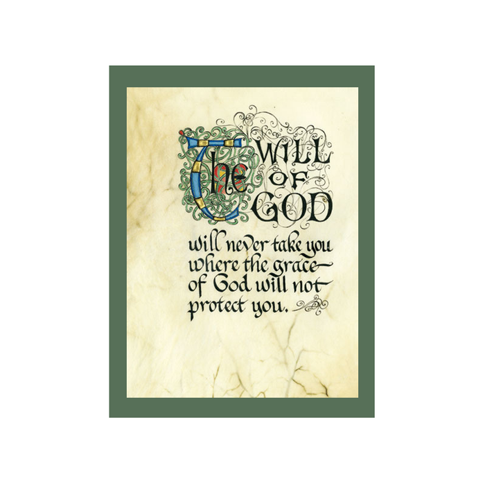 Double Matted Green 8" x 10" Celtic Cards