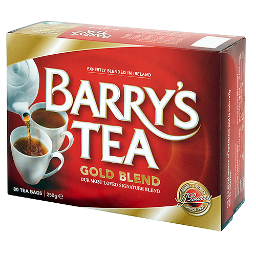 barry's irish tea gold blend with 80 bags
