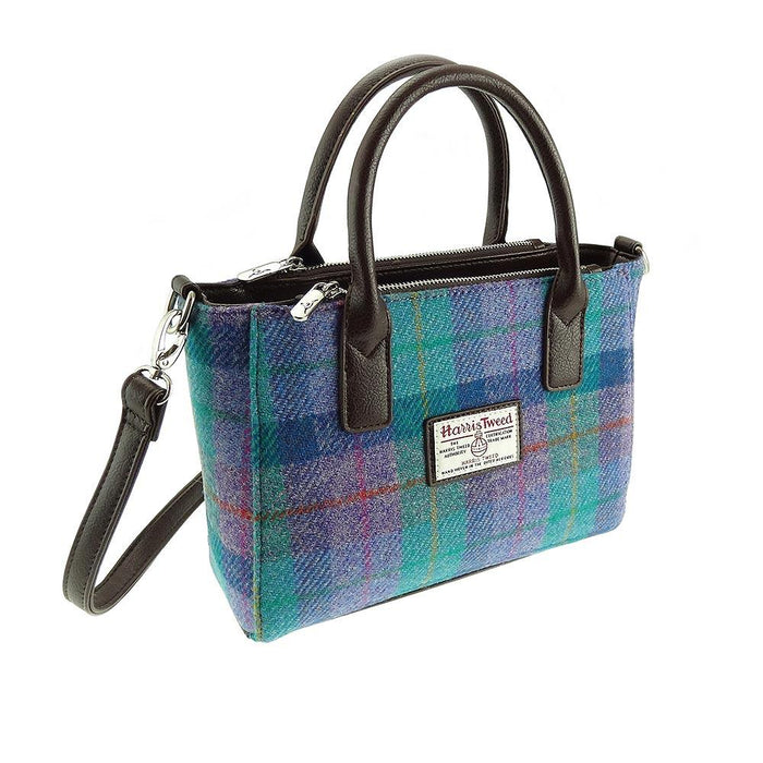 brora harris tweed small tote bag style 79 by glen appin