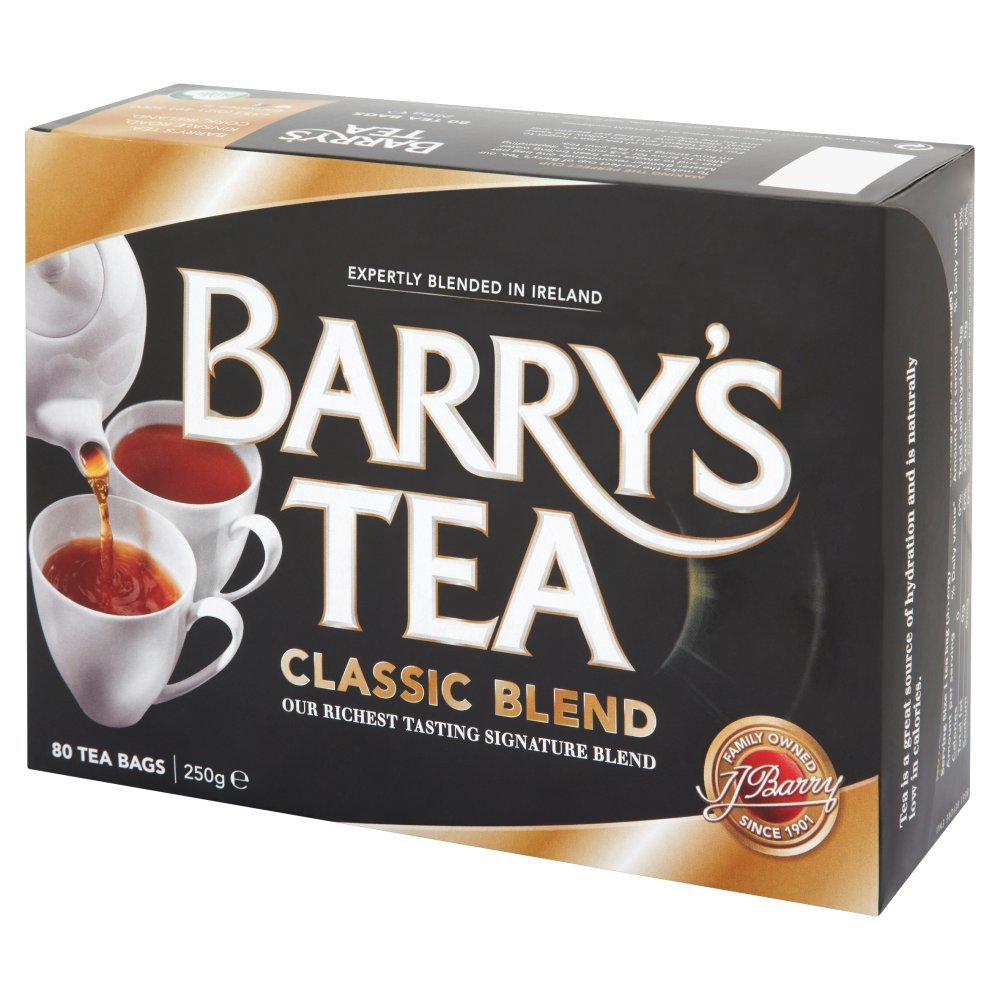 barry's irish tea classic blend with 80 bags