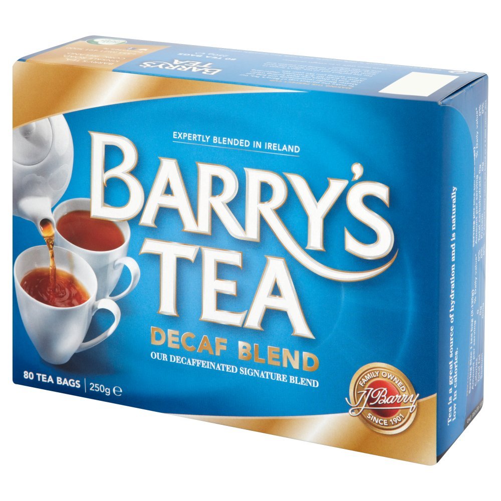 barry's irish tea decaf blend 80 bags