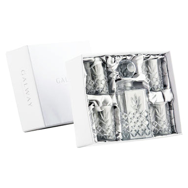 renmore decanter set box by galway crystal