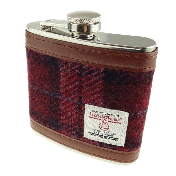 Hip Flasks with Harris Tweed®