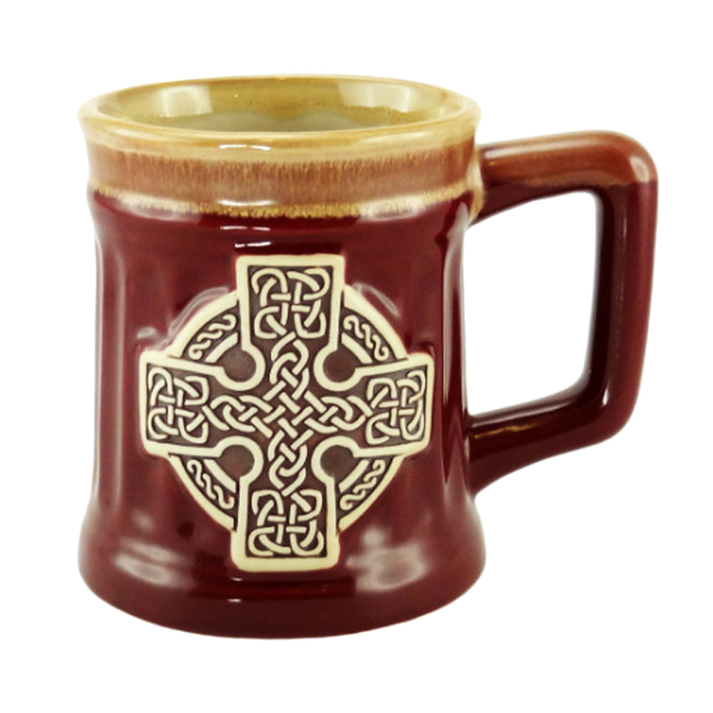 celtic cup coffee Stoneware Celtic Cross Coffee Mug