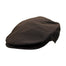 brown men's wax cap by hanna hats