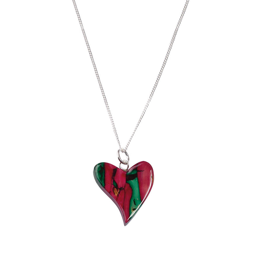 heathergems quirky heart heather pendant