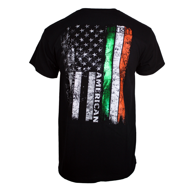 back of irish american t-shirt
