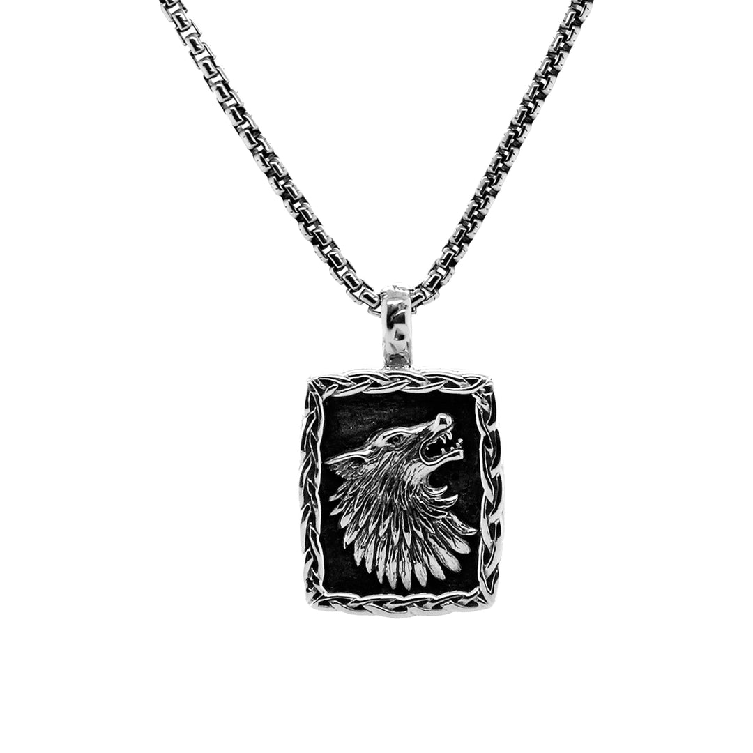 wolf pendant by keith jack