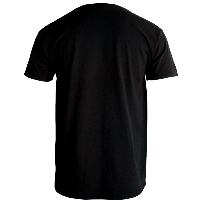 back of kilt wearing scotsman t-shirt