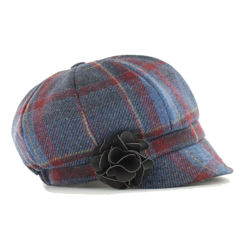 color 972 ladies newsboy cap by mucros weavers