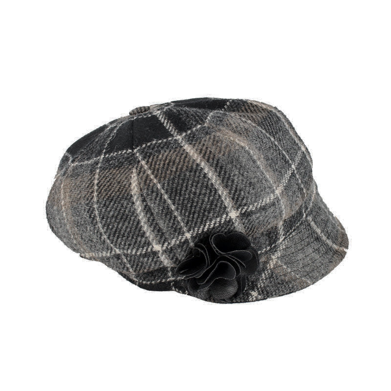 color 21 ladies newsboy cap by mucros weavers