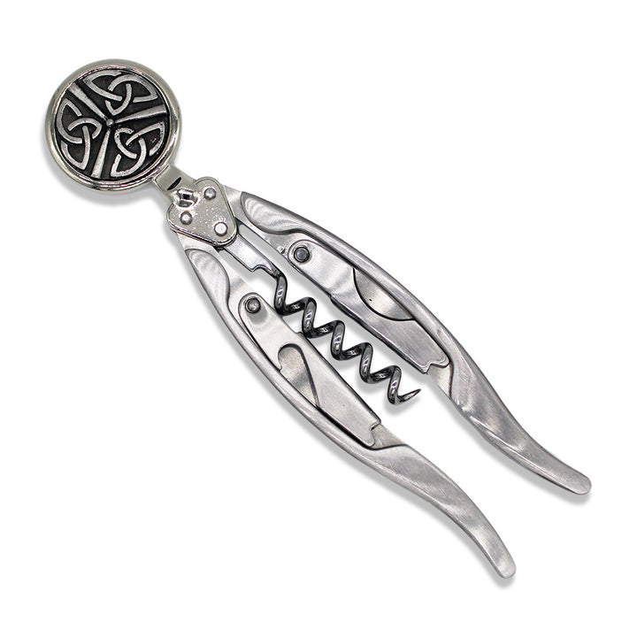 Pewter Corkscrew Bottle Opener
