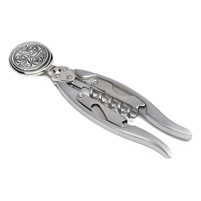 Pewter Corkscrew Bottle Opener