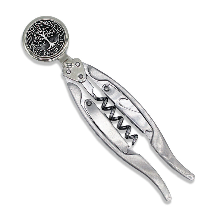 Pewter Corkscrew Bottle Opener