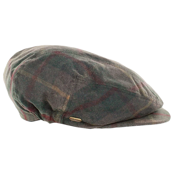 mucros weavers kerry cap waxed green tartan