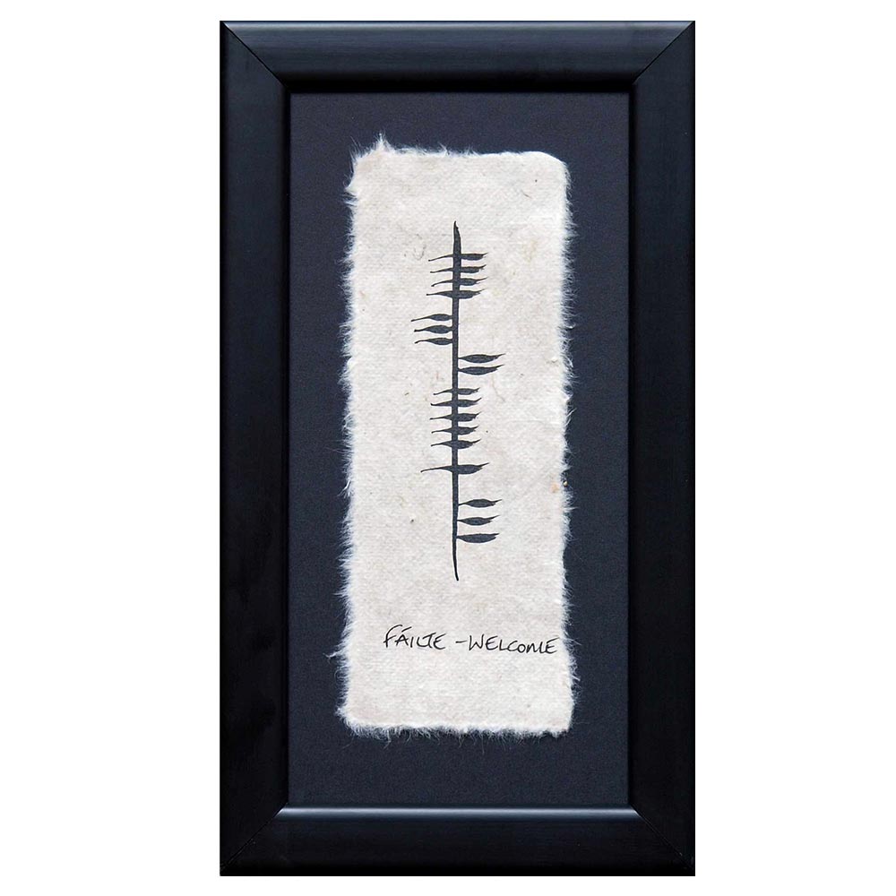 Framed Ogham Wish Pictures