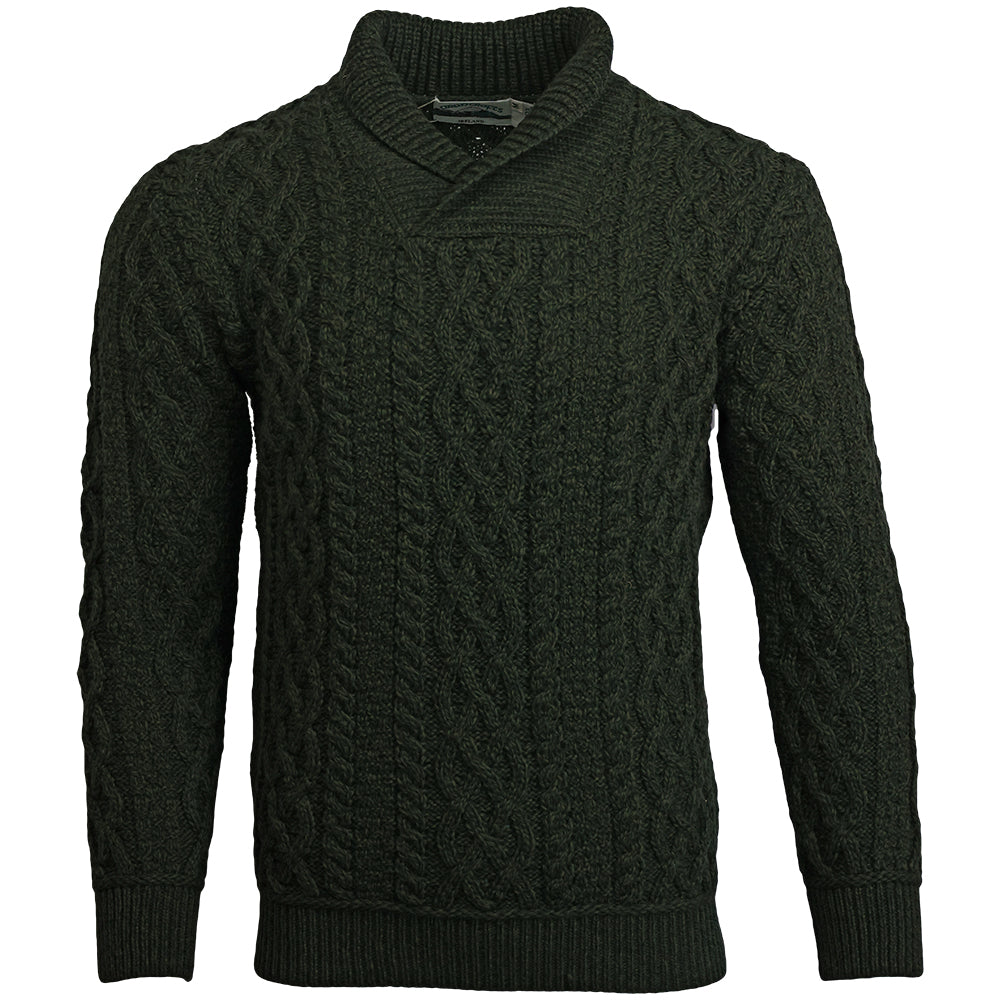 "Bunratty" Shawl Collar Sweater