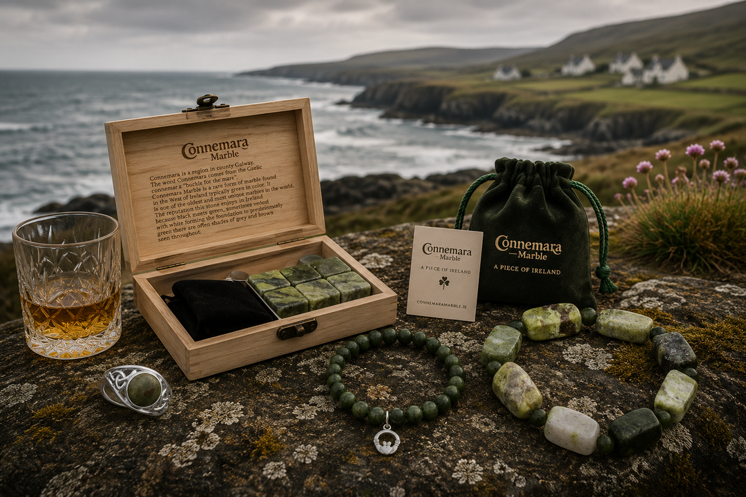 Connemara Marble History: Ireland's Ancient Green Gemstone