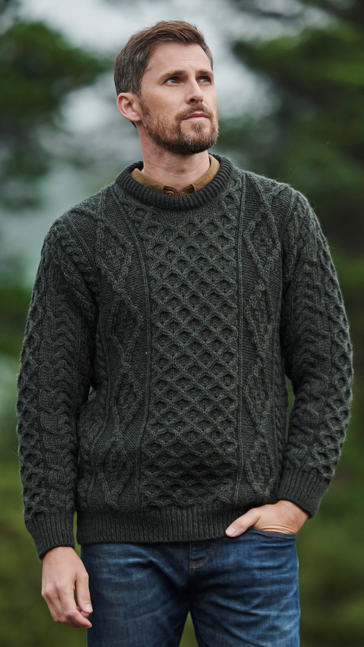 Men's Irish Sweaters & Outerwear