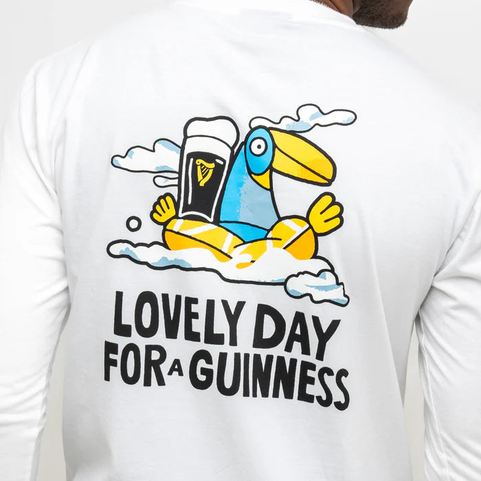 Guinness® Lovely Day Longsleeve Tee - White