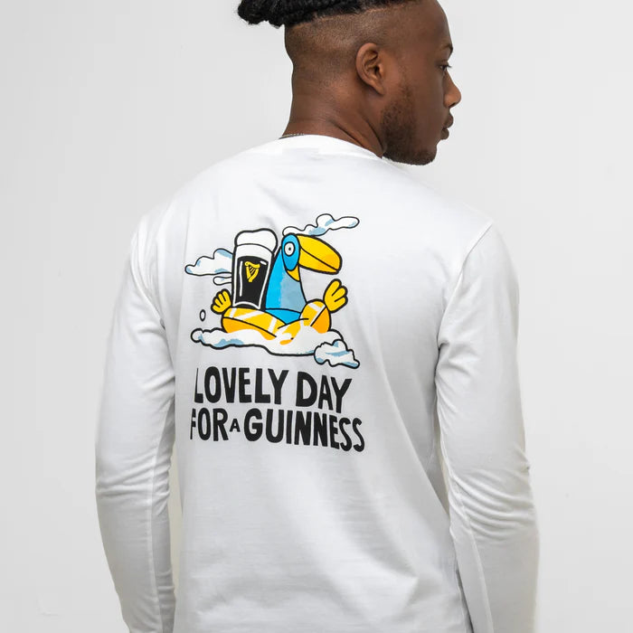 Guinness® Lovely Day Longsleeve Tee - White
