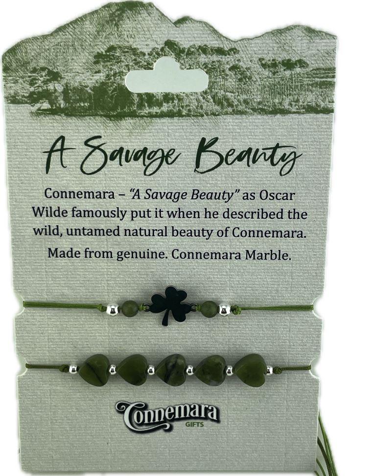 Twin Corded Celtic Knot &amp; Marble Bracelet