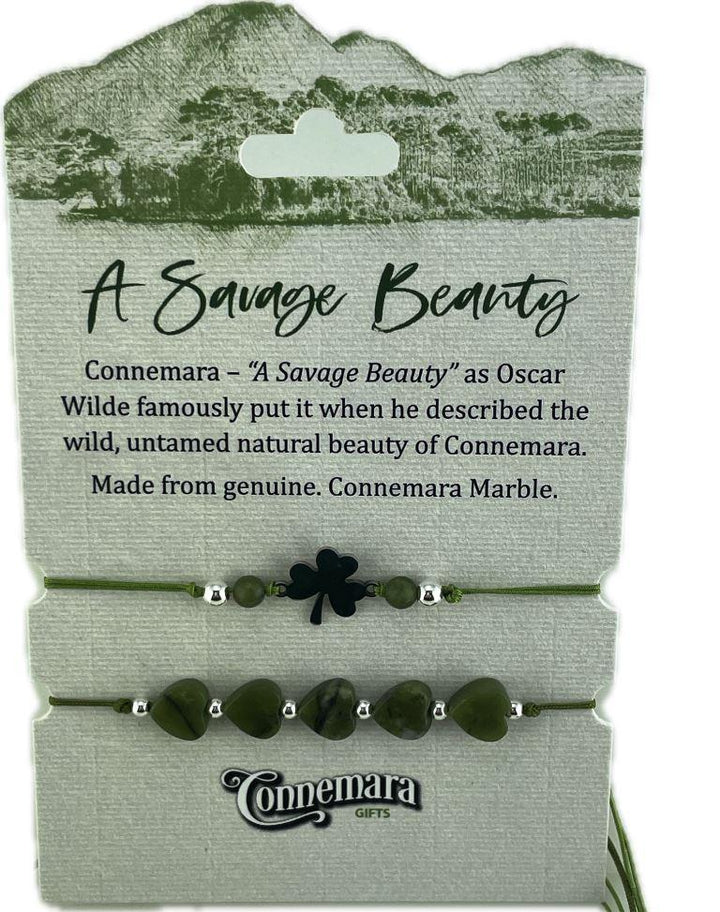 Twin Corded Celtic Knot &amp; Marble Bracelet