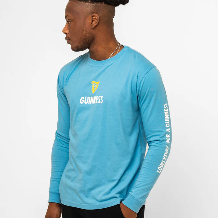 Guinness® Lovely Day Longsleeve Tee - Blue