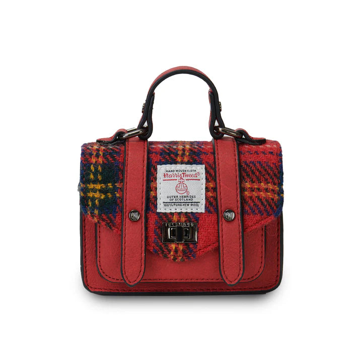 Islander® Wee Tartan Satchel With Harris Tweed®