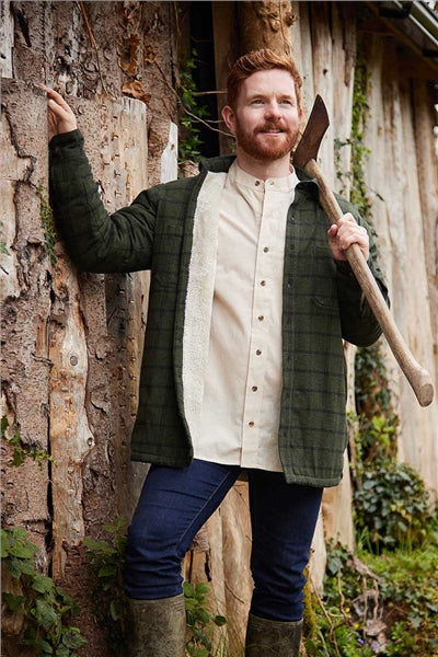 Lee Valley Unisex Fleece Lined Flannel Shacket