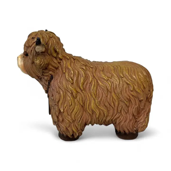 Highland Cow “Bless Our Herd” Highland Cow Figurine – Rustic