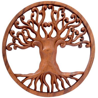 Wooden Tree of Life Wall Decoration